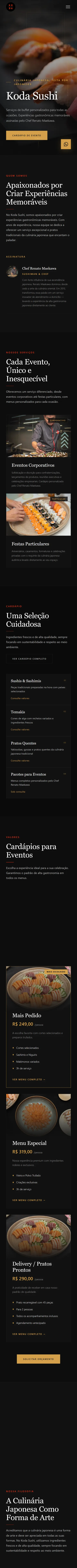 Sushi Koda — versão mobile